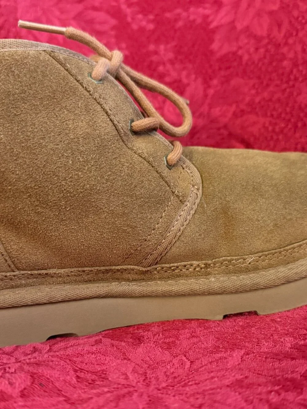 UGG Kid's Nuemel II Tan Suede Boot Sz 6